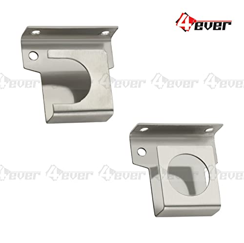 4 Ever 4ever Stainless Steel Solid 25 mm Curtain Rod Universal Wall to Wall Bracket for Door and Windows - Pack of 5 Pair - Image 4