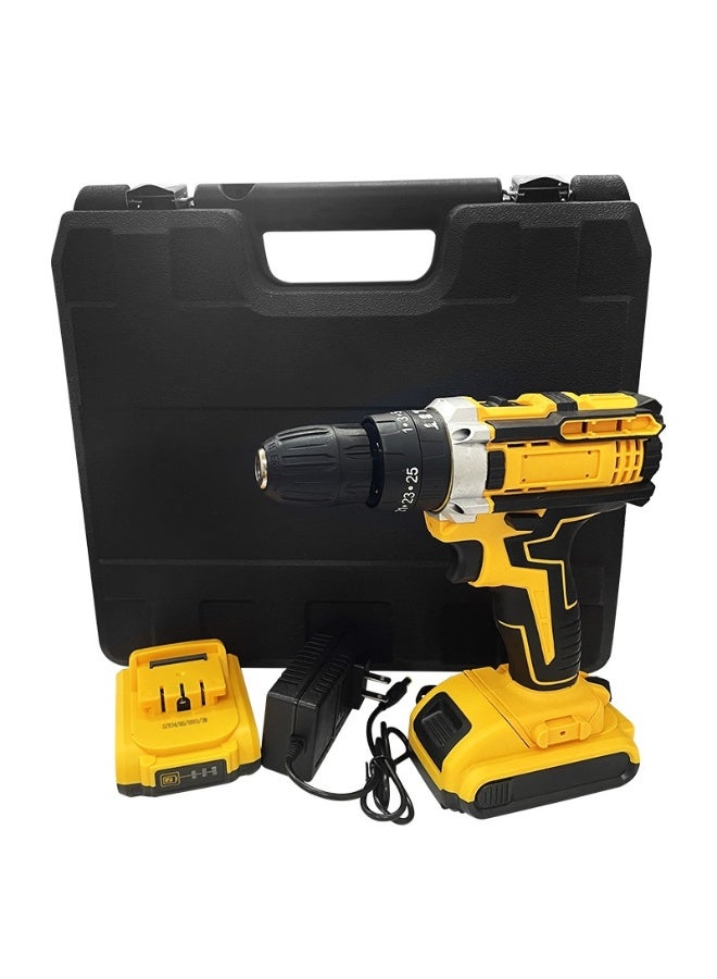 21V Cordless Drill/Driver Kit with 2 Batteries, Electric Screwdriver with 30Nm Torque, 21+1 Torque Settings, 2-Speed Modes, Keyless 3/8" Chuck, LED Work Light, Lightweight & Ergonomic Pistol Grip for Home DIY, Professional Projects, Includes Charger, Drill Bits, Sockets and Extension Rods - Image 2