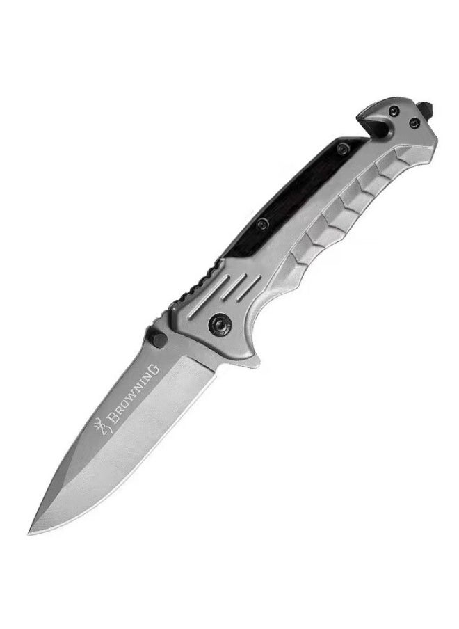 Browning - Multifunctional Stainless Steel Folding Knife G10 Handle All-Steel Portable Outdoor Folding Knife Outdoor Camping Fruit Knife - Image 1