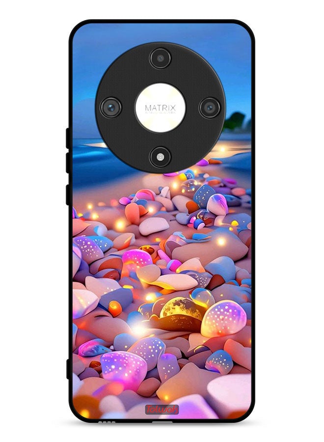 Tolwak غطاء حماية Honor X9b 5G بفن الحجارة - Image 1