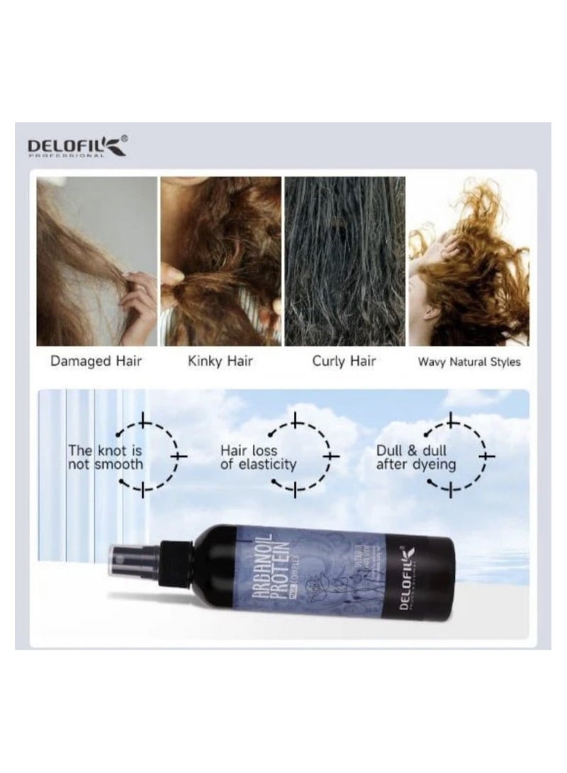 DELOFIL Deloville Vitamin Hair Spray 260 ml Magic Argan Oil Protein - Image 2