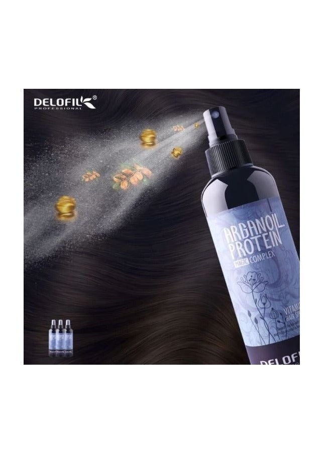 DELOFIL Deloville Vitamin Hair Spray 260 ml Magic Argan Oil Protein - Image 5