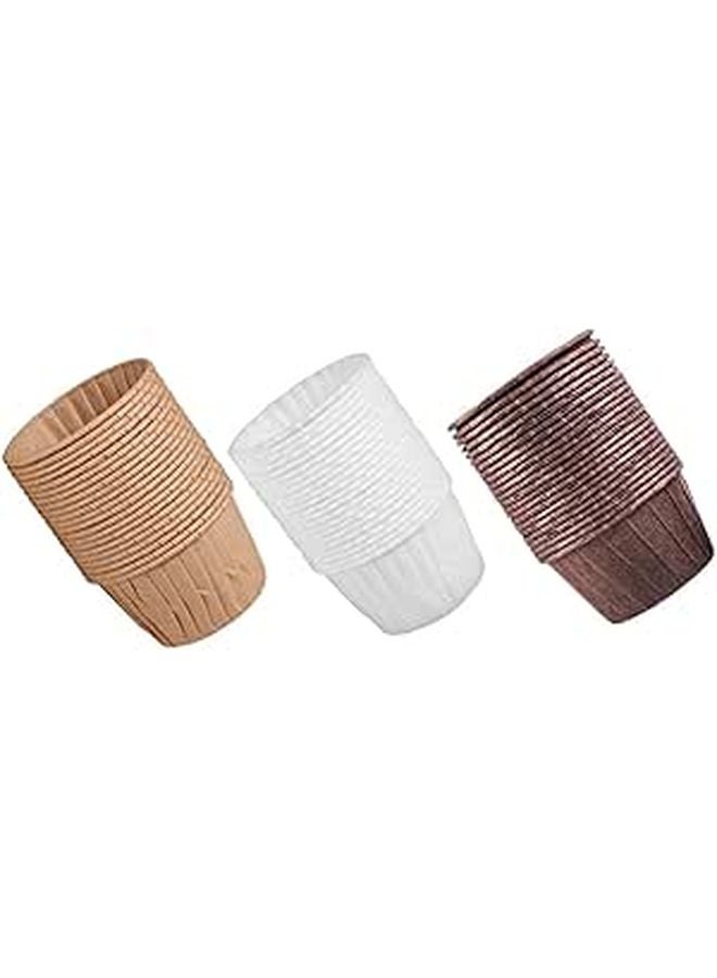 150 Pcs Assorted Color High Temperature Resistant Muffin Baking Cups For Birthday Wedding Party - Image 1