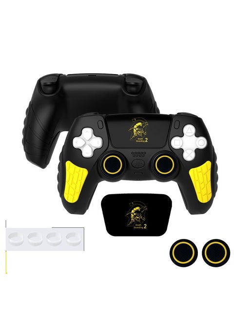Silicone Cover Skin for Sony ps5 Controller with Thumb Grips & Touchpad Skin &  Anti-slip Controller Grip Cover Compatible with ps5 Charging Dock-Death Stranding 2： On the Beach