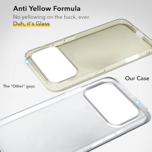 Jkobi Lifetime Anti-Yellow Clear Back Cover Case for Apple iPhone 17 Pro (Sleek Hard Crystal | Shockproof and Camera Protection) - Image 2