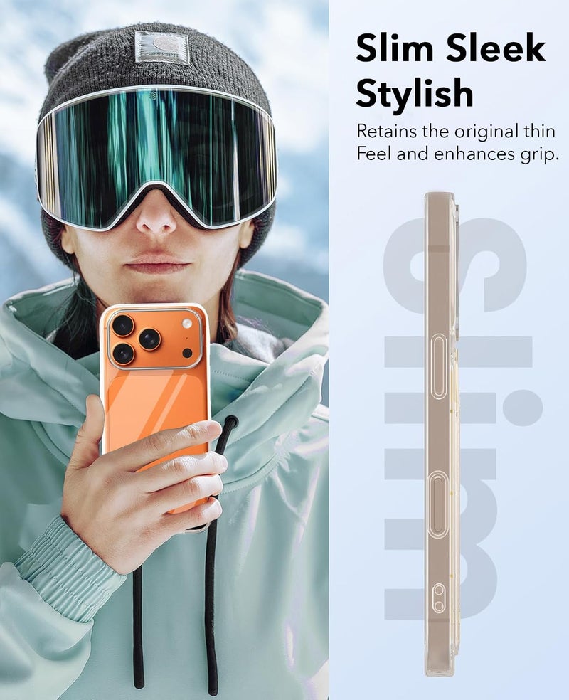 Jkobi Lifetime Anti-Yellow Clear Back Cover Case for Apple iPhone 17 Pro (Sleek Hard Crystal | Shockproof and Camera Protection) - Image 3