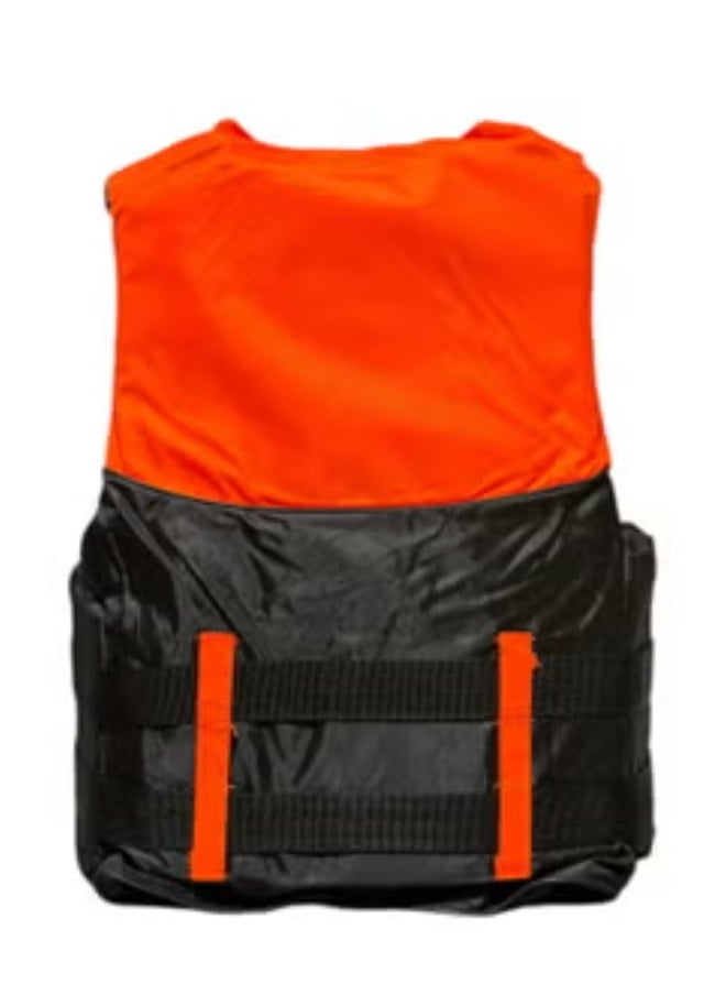 QSHOP Versatile life jacket with rescue whistle and secure locking safety belt - ideal for safety during swimming and water activities - Packing may vary  - Image 4
