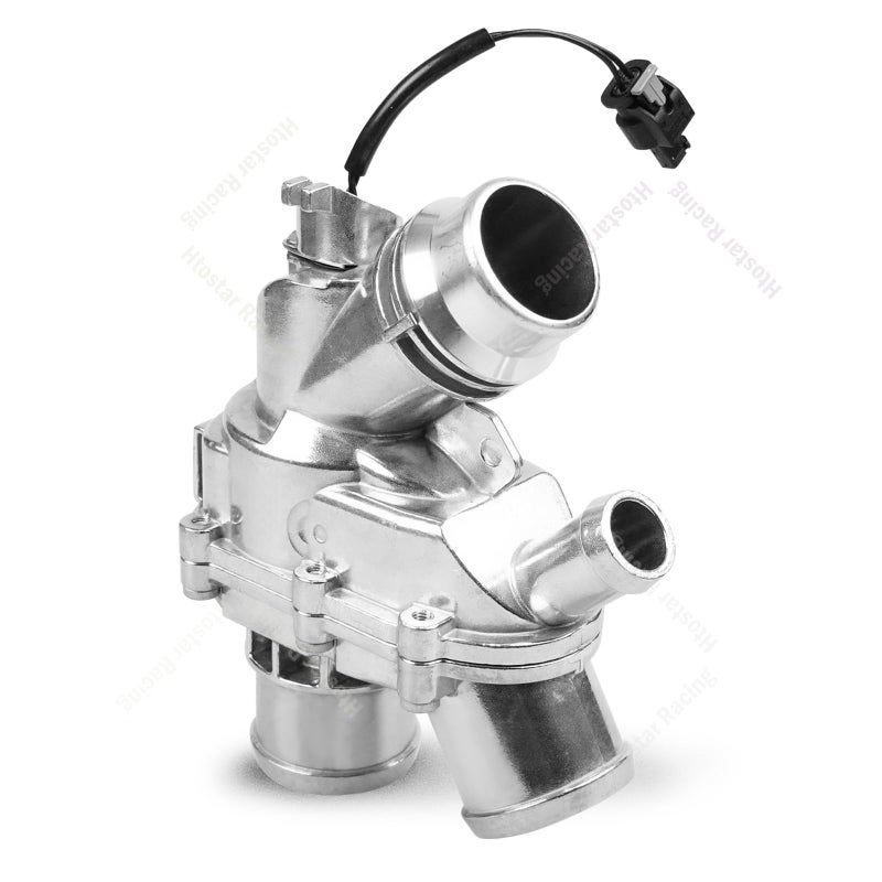 Htostar Racing Aluminium Thermostat Assembly wSensor Compatible with Land Rover LR4 Discovery Range Rover Sport Velar Compatible with Jaguar FType FPace XF XE XJ 30 201420 Replace for LR117568