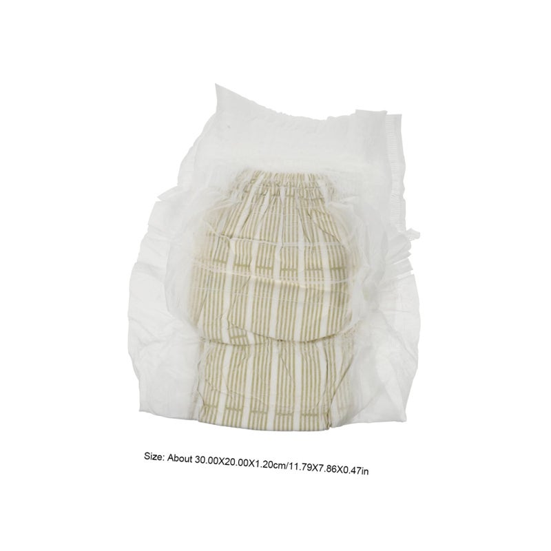 11 قطعة حفاضات للكبار يمكن التخلص منها سحب حماية من التسرب طوال الليل للجنسين - Image 3