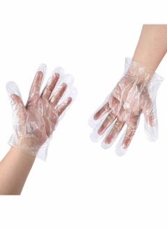 Y&D Disposable Gloves, 100 PCS Plastic Food Prep Kitchen Grade for Kitchen, Cooking, House Cleaning, Hair Coloring, Serving, Gardening, Driving, Sanitation [One Size Fits Most ]  - Image 1