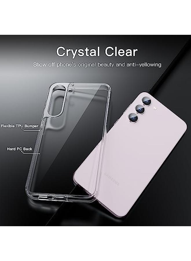 جي تيك حافظة لهاتف سامسونج جالاكسي S23+ S23 Plus 5G مقاس 6.6 بوصة غير قابلة للاصفرار ومضادة للصدمات وواقية للهاتف ومضادة للخدش وظهر صلب شفاف من مادة البولي كربونات - Image 3