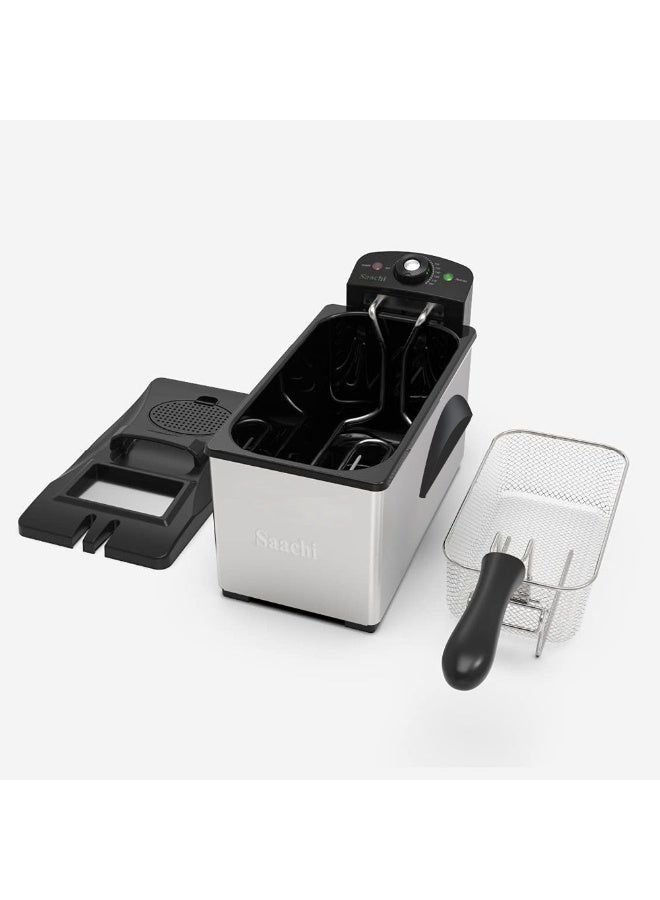 ساتشي قلاية عميقة 3 L 2000 W NL-DF-4751-ST أسود/ فضي - Image 1