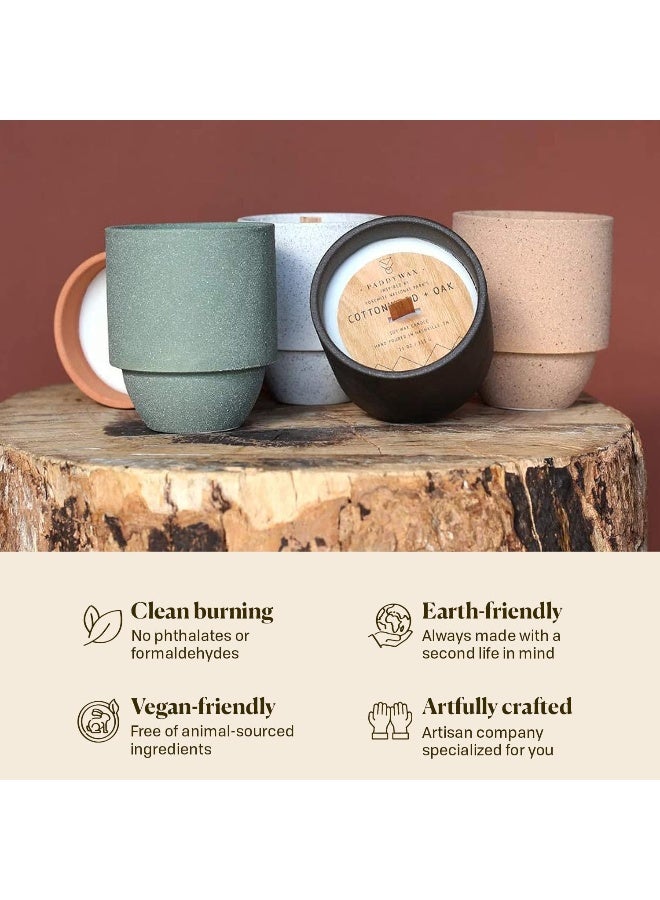 Paddywax National Parks Artisan Soy Wax Scented Candle Made in the USA 11Ounce Textured Ceramic Jar Yosemite - Image 5