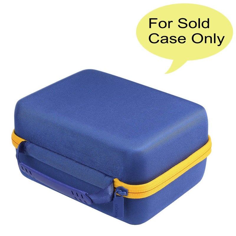 co2crea Hard Travel Case Replacement for Leapfrog Fridge Phonics Magnetic Letter Set (Blue Case + Yellow Zipper) - Image 2