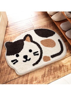 Cartoon Cat Carpet Non Slip Mat Water Absorbing Mat At The