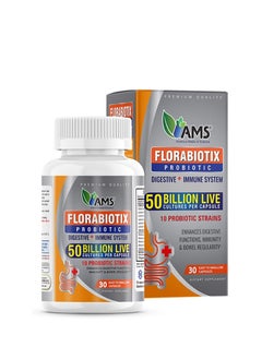 Florabiotix Probiotic 50 Billion 30 Capsules