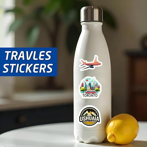 True Flair 60+ Travel Countries Laptop Vinyl Self-Adhesive Sticker for Adults, Multicolor Stickers for Laptop, Journal, Guitar, Mobile - Waterproof Residue Free - Image 3