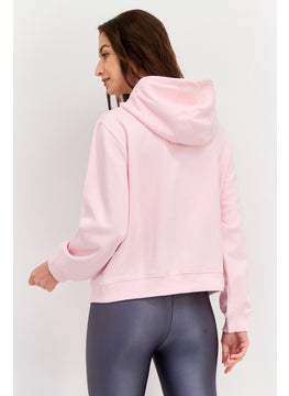 Levi's Women Hooded Brand Logo Sweatshirt, Pink  - Image 3