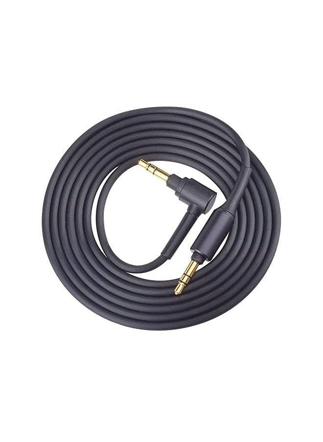 Zaboon - Replacement Audio Wh 1000X Headphone Aux Cable Cord Compatible With Sony Mdr Xb950Bt Mdr 1000X Wh 1000Xm2 Wh 1000Xm3 Wh Ch700N Mdr 100Abn Mdr 1A Mdr 1Adac Mdr Xb950N1 Wireless Headphones Black - Image 1