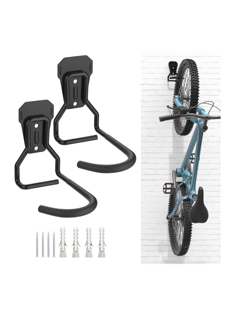 Generic Bike Wall Mount, Bike Hanger Rack, Heavy Duty Bike Hooks Wall Mount Rack Holder, Heavy Duty Bicycle Storage Hanger Vertical Stand for Garage  - Image 1