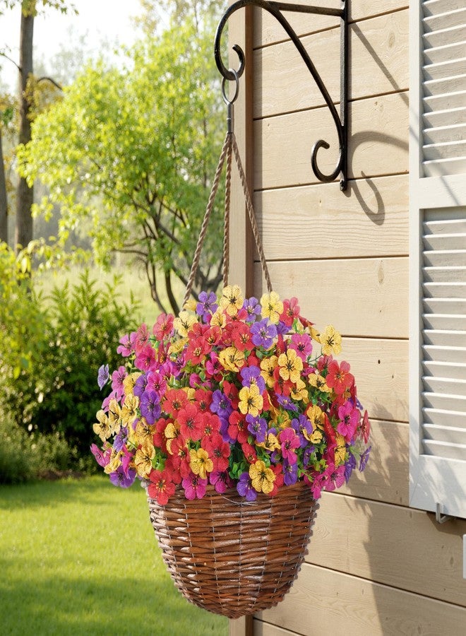 Lifewit Artificial Flowers for Outdoors, 12 Bundles Plastic Fake Flowers Daisy for Home Garden Decor, Faux Plants for Spring Summer Porch, Window Box, Vase Decoration(4 Mix Color) - Image 5