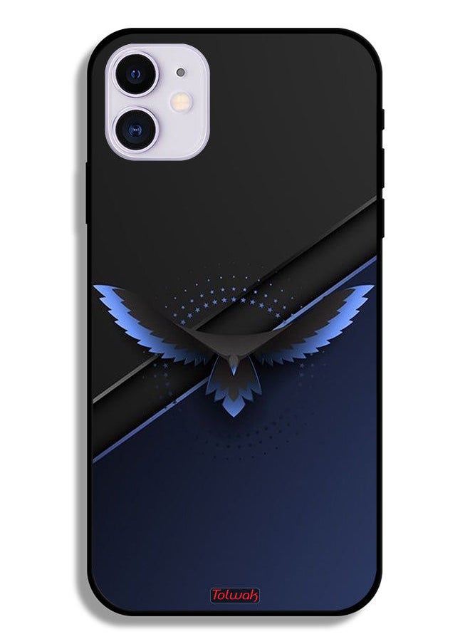 Tolwak Apple iPhone 11 Protective Case Eagle Digital Abstract Art  - Image 2