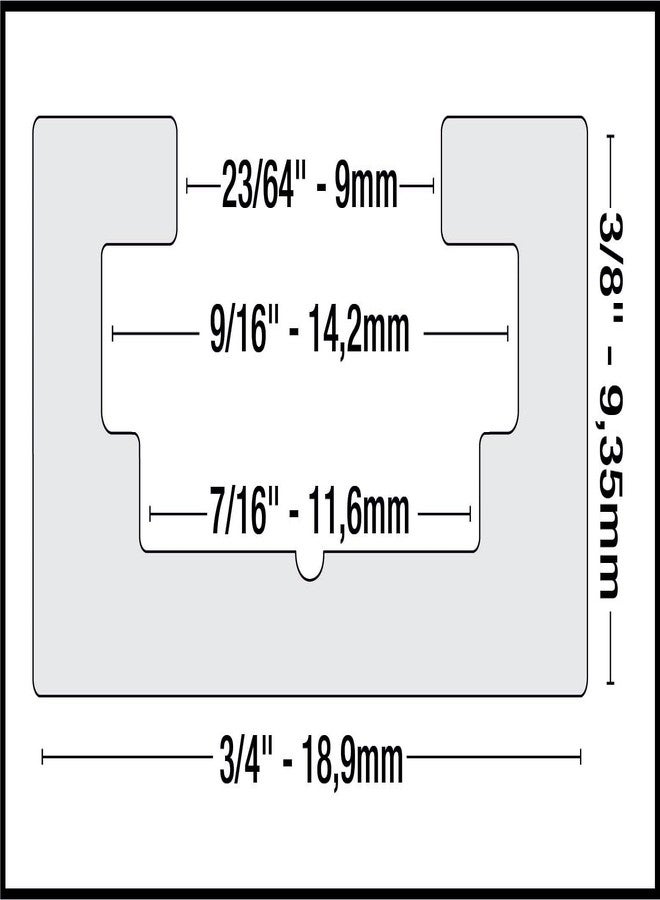 مايلكرافت Milescraft 4039 T-Trax36™ عبوة من قطعتين من مسارات T عالمية مقاس 36 بوصة مع فتحات تثبيت مثقوبة مسبقًا، مسار T لمنضدة العمل، أدوات النجارة والتركيبات، طاولة مثقاب، طاولة راوتر والمزيد - Image 3