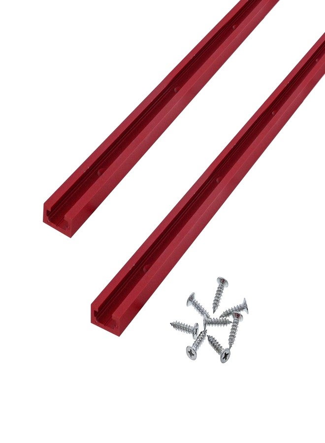 مايلكرافت Milescraft 4039 T-Trax36™ عبوة من قطعتين من مسارات T عالمية مقاس 36 بوصة مع فتحات تثبيت مثقوبة مسبقًا، مسار T لمنضدة العمل، أدوات النجارة والتركيبات، طاولة مثقاب، طاولة راوتر والمزيد - Image 1