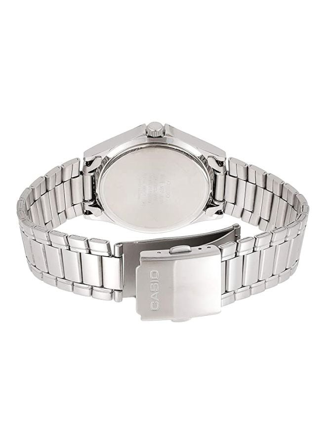 CASIO Men Stainless Steel Analog Watch MTP-1239D-2ADF - 30 mm - Silver - Image 2