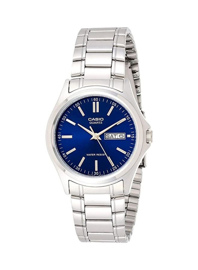 CASIO Men Stainless Steel Analog Watch MTP-1239D-2ADF - 30 mm - Silver - Image 1