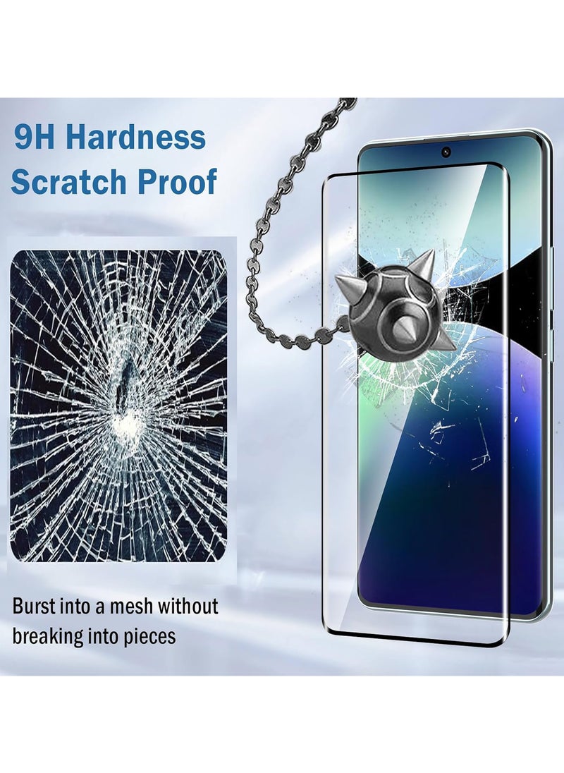 2 Pack 3D Screen Protector for Redmi Note 14 Pro+ 5G Full Coverage HD Clear Scratch Resistant,Bubble-Free for Xiaomi Redmi Note 14 Pro+ Screen Protector