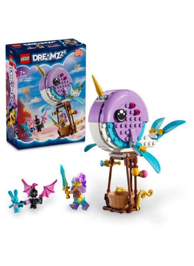 LEGO - 71472 Izzie'S Narwhal Hot-Air Ballon Building Set - Image 1