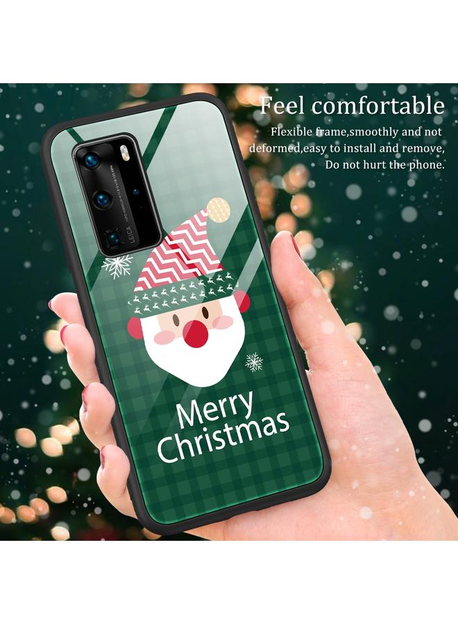 Zaboon Case For Honor V30 Pro Christmas Glass Phone Case - Image 4