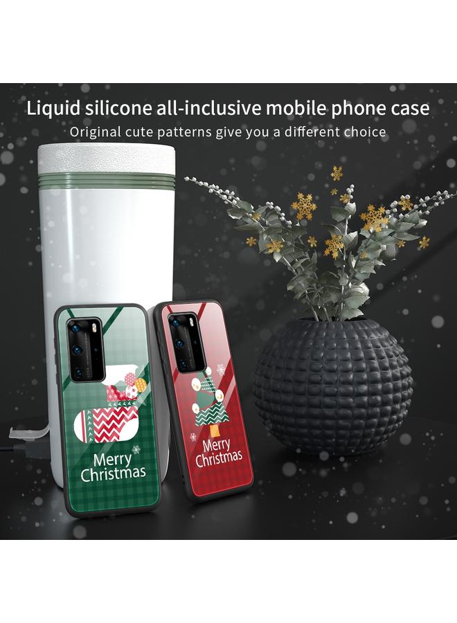 Zaboon Case For Honor V30 Pro Christmas Glass Phone Case - Image 3