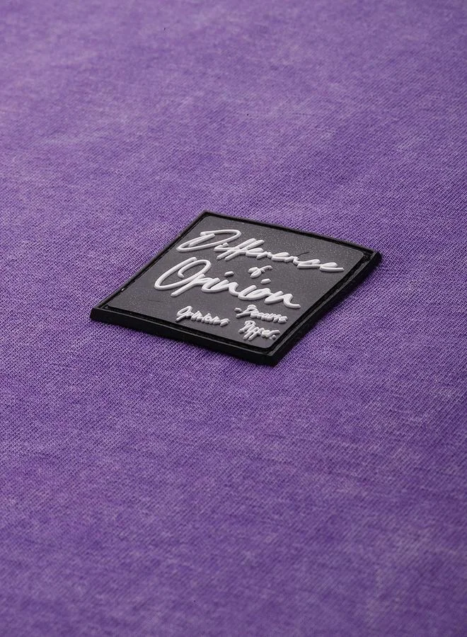 ديفيرينس أوف أوبينيون تيشيرت نسائي واسع مطبوع مغسول