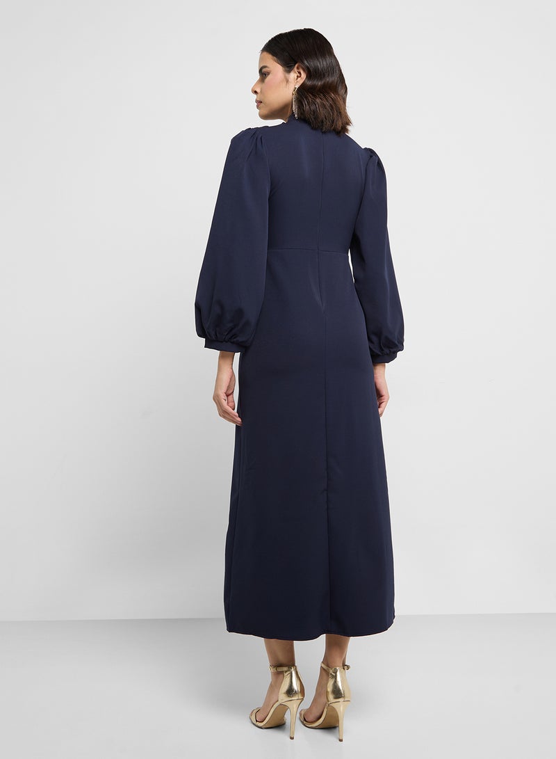 Khizana Cowl Neck Maxi Dress - Image 2