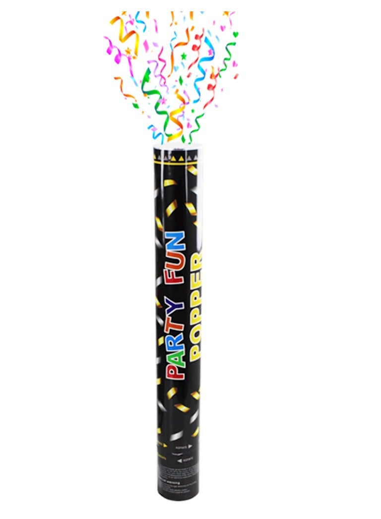 PARTY FUN Party Popper Roll 50CM with Candle Stand 9 Candle Holders & 9 Candles Perfect for Birthdays Weddings Holidays & Special Occasions Complete Celebration Kit for a Festive Atmosphere  - Image 2