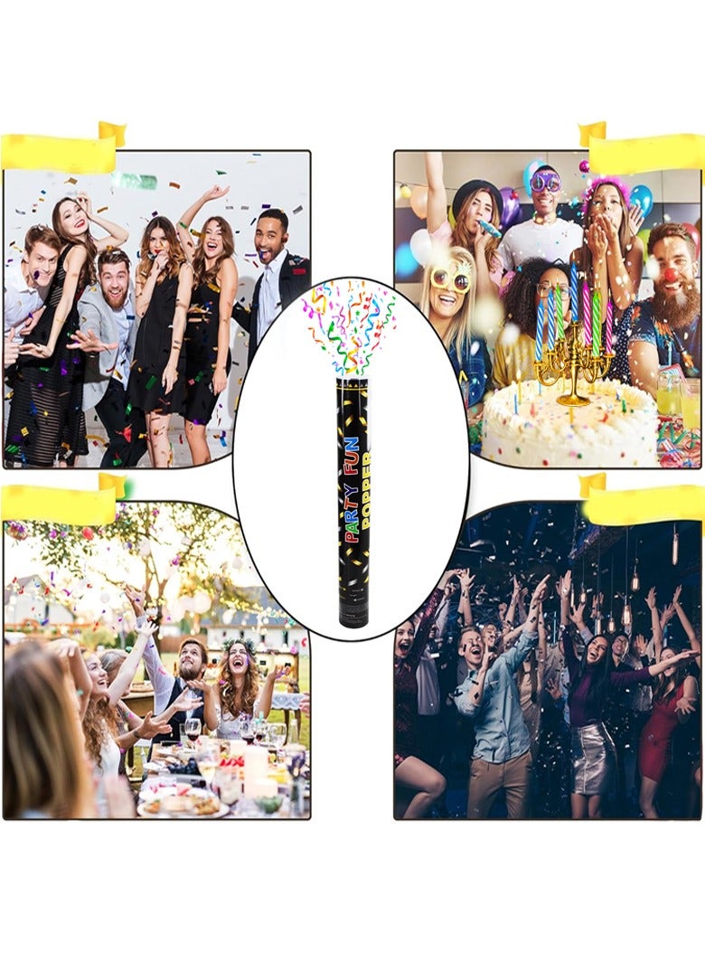 PARTY FUN Party Popper Roll 50CM with Candle Stand 9 Candle Holders & 9 Candles Perfect for Birthdays Weddings Holidays & Special Occasions Complete Celebration Kit for a Festive Atmosphere  - Image 3