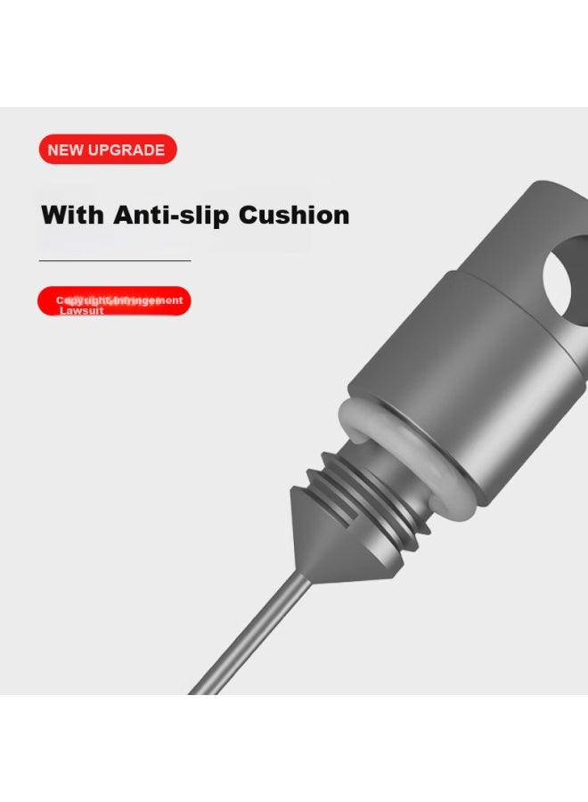 Laben Titanium Alloy Keychain Sim Card Ejector Pin Key Holder Phone Sim Card Removal Tool Storage Universal Portable Multi-function Disassembly Express Edc - Image 4