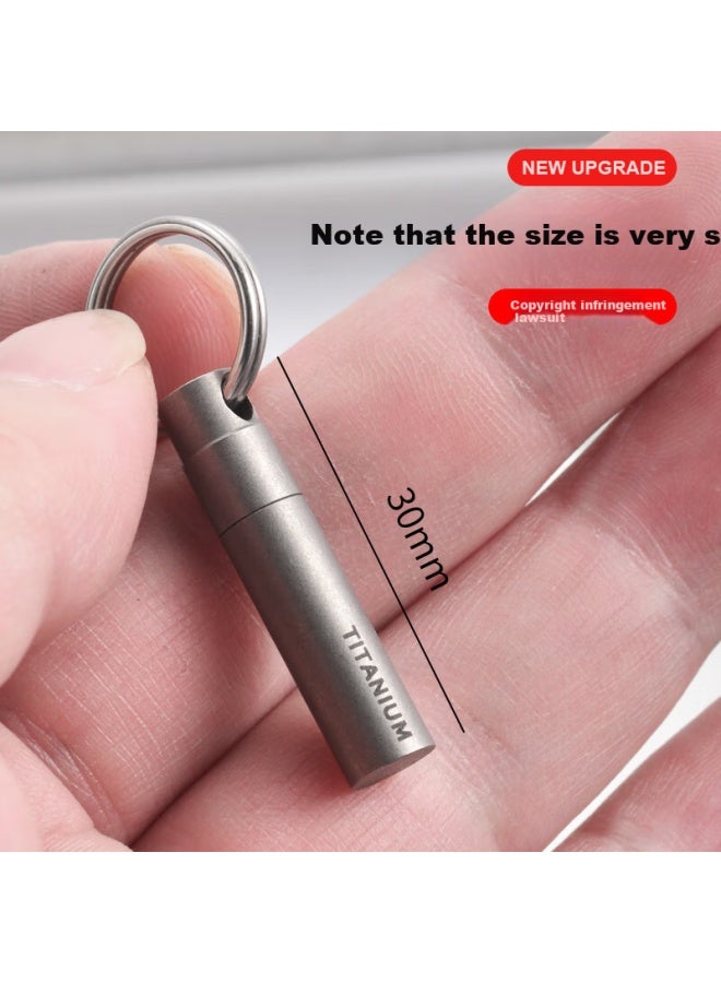 Laben Titanium Alloy Keychain Sim Card Ejector Pin Key Holder Phone Sim Card Removal Tool Storage Universal Portable Multi-function Disassembly Express Edc - Image 2