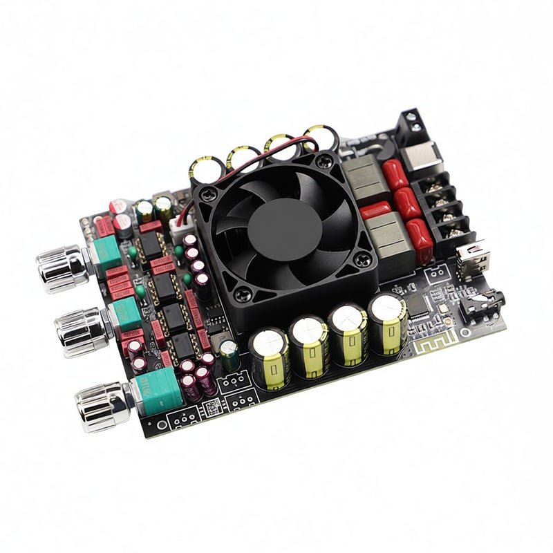 220W+220W BT 5.2 Wireless Audio Power Amplifier Portable Sound Amplifier Module Speaker Amp Board HighPower Subwoofer Amplifier - Image 1