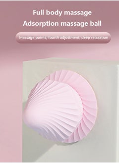 Occuwzz Manual Massage Ball with Suction Cup | Trigger Point Therapy for Deep Tissue & Myofascial Release | Stress Relief for Muscle Nodules - Pink  - Image 5