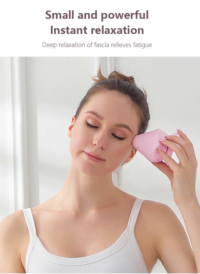 Occuwzz Manual Massage Ball with Suction Cup | Trigger Point Therapy for Deep Tissue & Myofascial Release | Stress Relief for Muscle Nodules - Pink  - Image 3