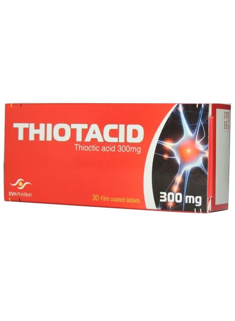 Thiotacid 300mg tablets 30's