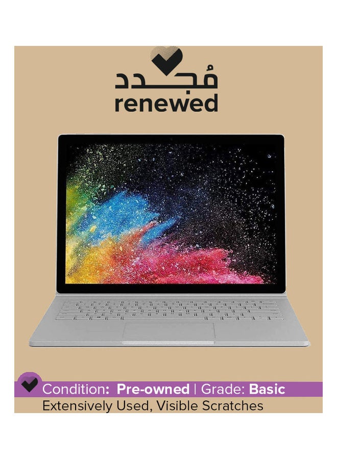 Microsoft Renewed - Surface Book 1 (2015) Laptop With 13.5-Inch Display, Intel Core i5 Processor/6th Gen/8GB RAM/256GB SSD/Intel HD Graphics English Silver - Image 1