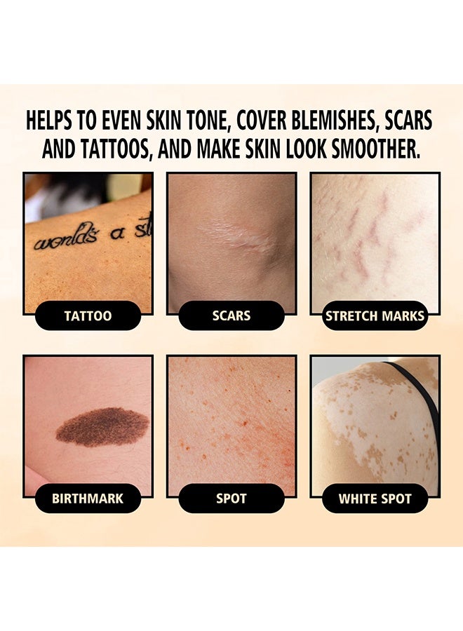 إيلهو خافي عيوب سوبر عالي ، خافي عيوب تفتيح غير مجعد بتغطية كاملة ، هايلايتر مرطب خفيف الوزن يدوم طويلا للنساء ، اصنع مظهر طبيعي ونظيف ثلاثي الأبعاد 12 جم #01 - Image 4