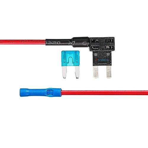 Durvient.com® Mini Blade Fuse Tap Add a Circuit Connector for European Cars Auto Bikes (Pack of 3) - Image 1