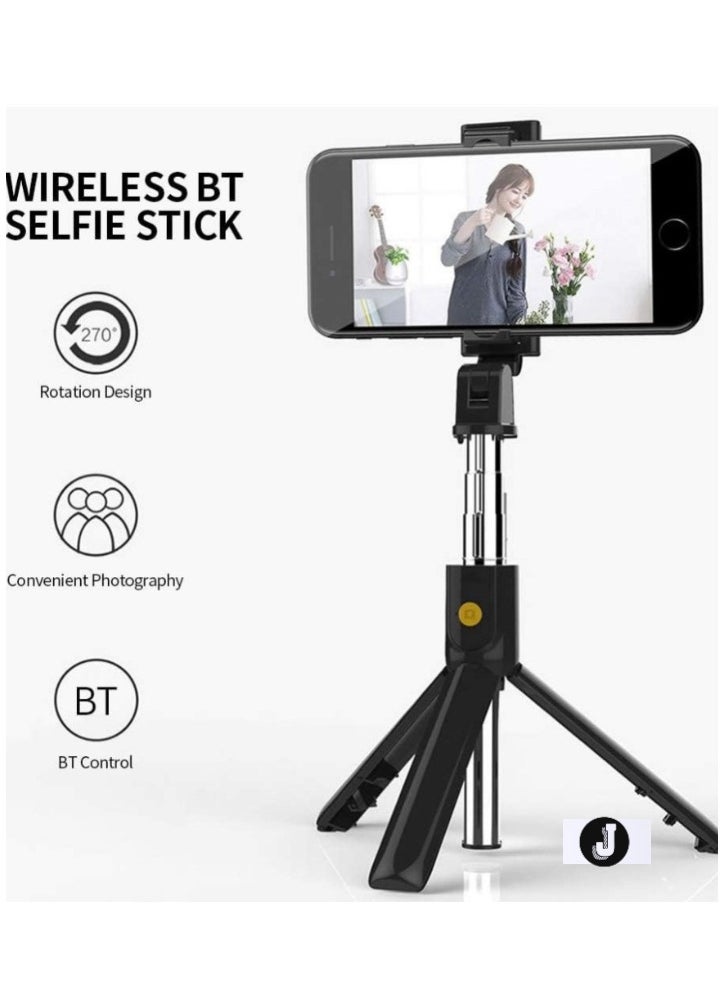 JAJEEK Integrated Selfie Stick Tripod – BT 4.0 Wireless Mini Portable Extendable Selfie Stick for Smartphones - Image 2