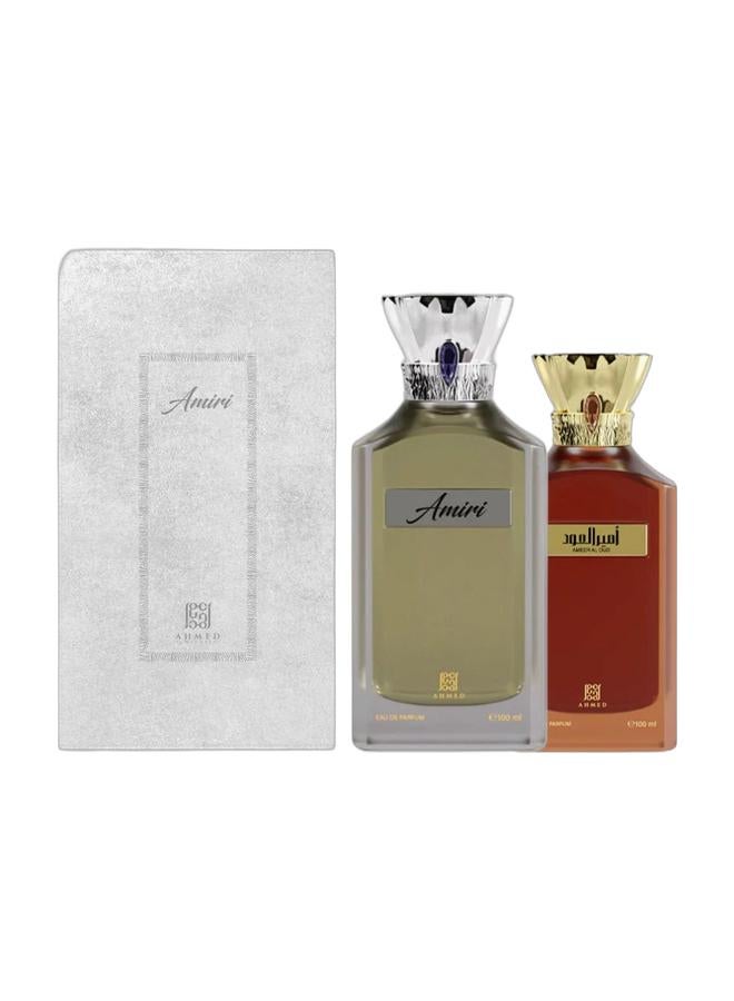 أحمد المغربي أميري أو دو بارفان 100 مل و أمير العود أو دو بارفان 100 مل – باقة مزدوجة - Image 1