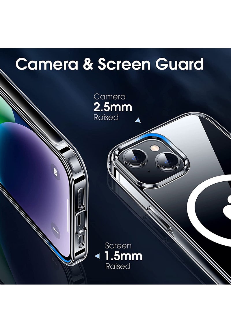 Generic iPhone 14 Plus Case, [Compatible with Magsafe] [10FT Military Drop Protection] Strong Magnetic Shockproof Protective Slim Thin iPhone 14 Plus Cover 6.7 inch 2022-Crystal Clear  - Image 5